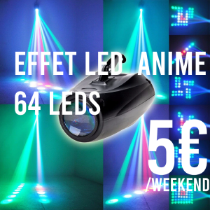 effet led 64 leds