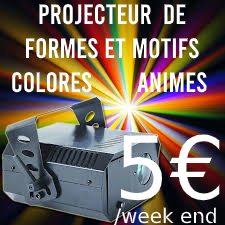 projecteur de formes lumineuses animees