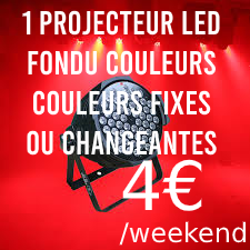 projecteur led multicolore