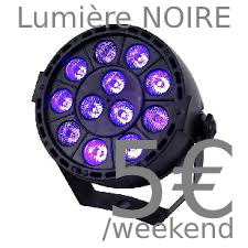 projecteur lumiere noire