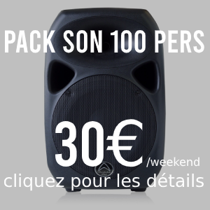 Pack Son 100 personnes 30€